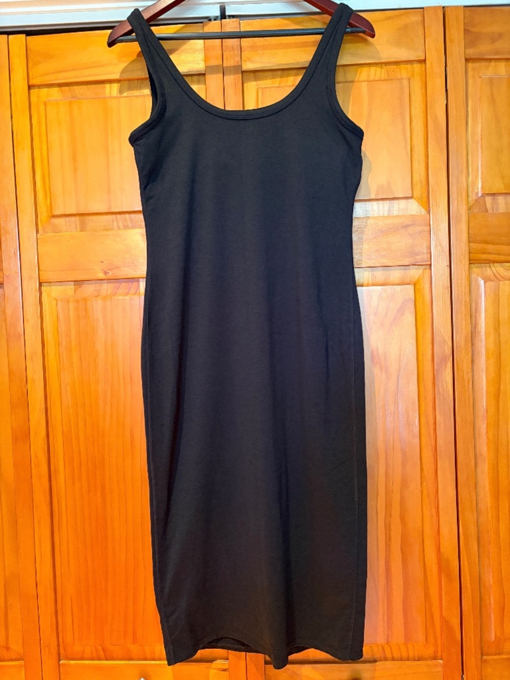 Vuori Halo Essentials Sleeveless Dress Size Large Black Heather - Picture 2 of 9